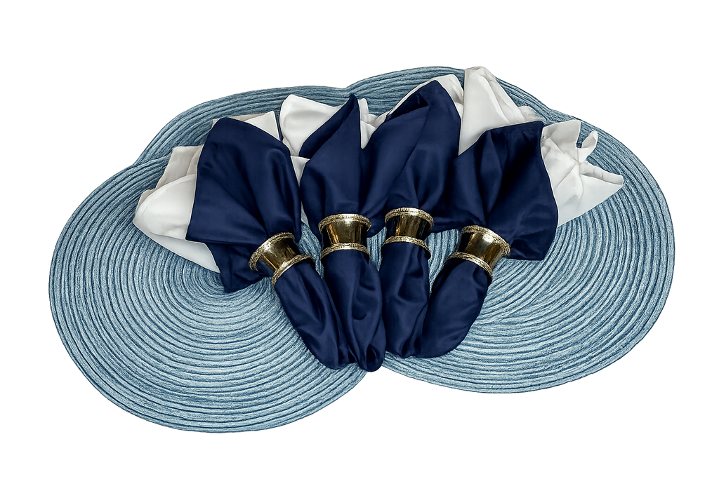 Blue Haven – Styled Table Setting for Four