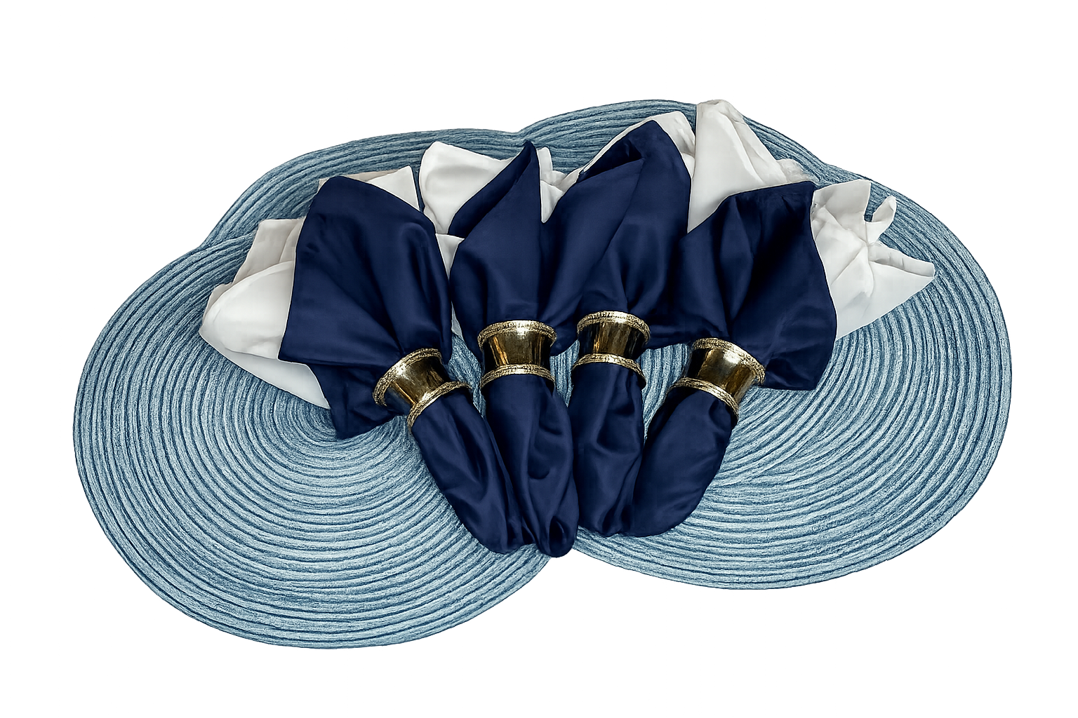 Blue Haven – Styled Table Setting for Four