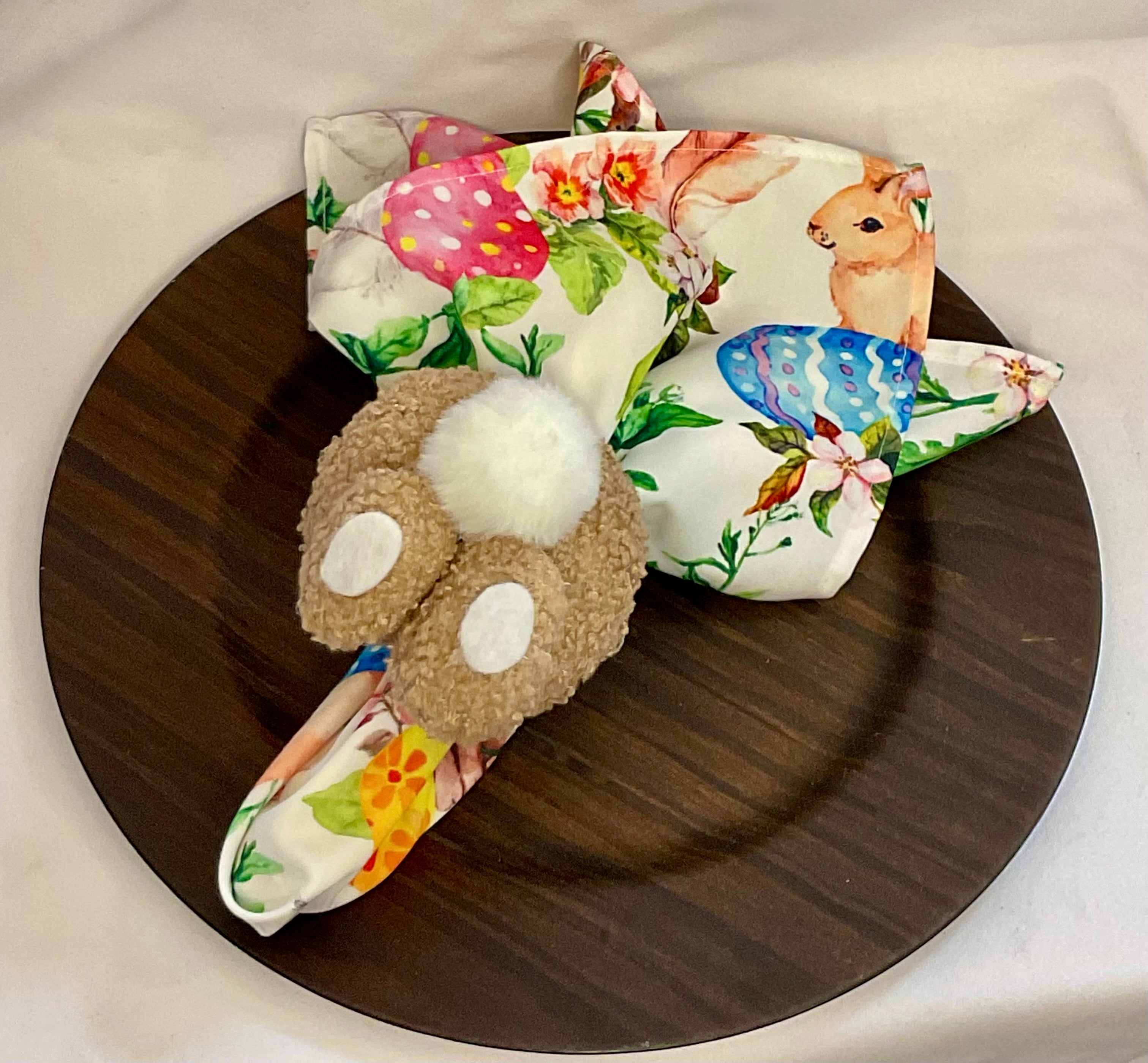 Woodland Bloom Cottontail Set of Two