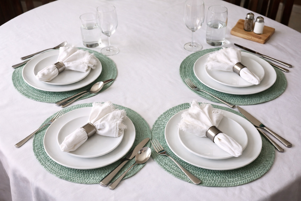 Mint to Be-Table Setting of Four